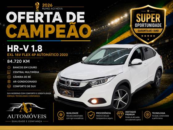 HONDA HR-V 1.8 16V FLEX EXL 4P AUTOMÁTICO HONDA HR-V 1.8 16V FLEX EXL 4P AUTOMÁTICO